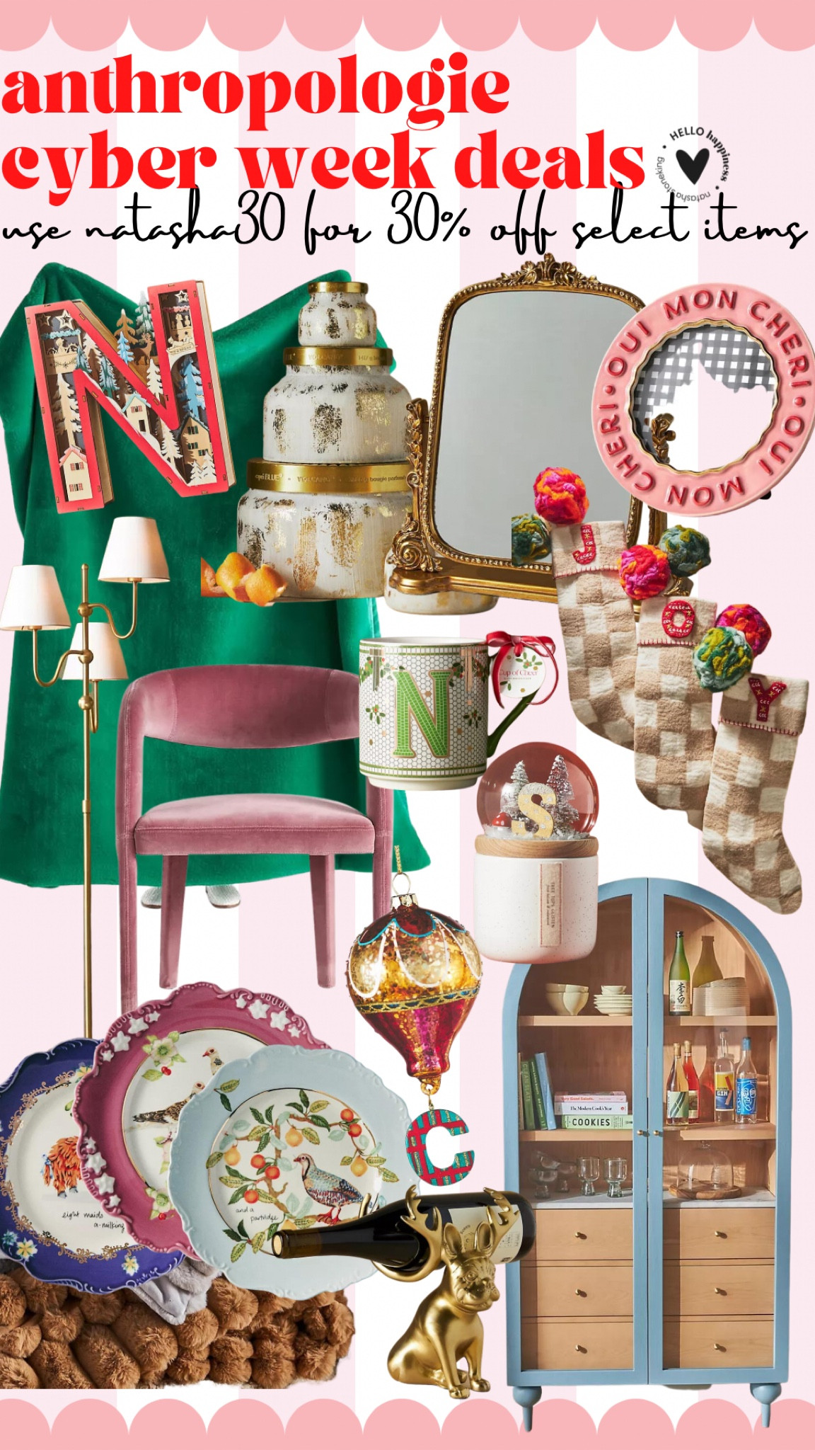 holidays have arrived at @anthropologie
 + it’s all 30% off today and tomorrow with code natasha30 | #anthrogiftguide #anthropartner 

#LTKGiftGuide #LTKCyberWeek #LTKsalealert