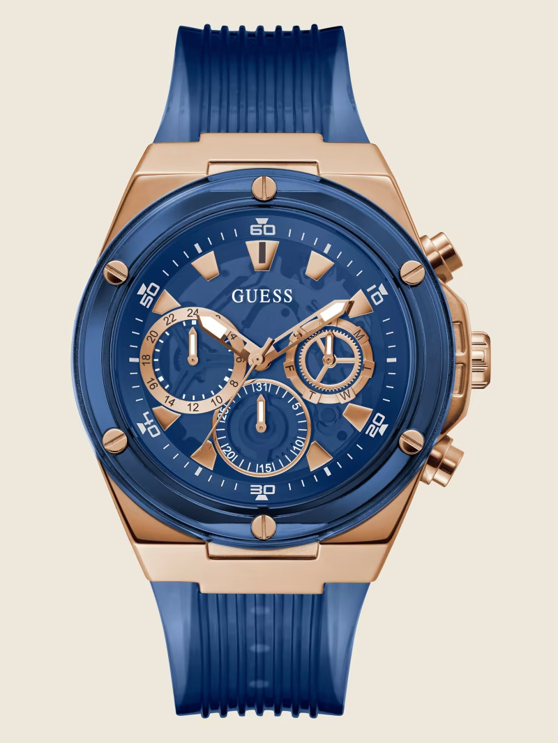 Blue Multifunction Watch | Guess (US)