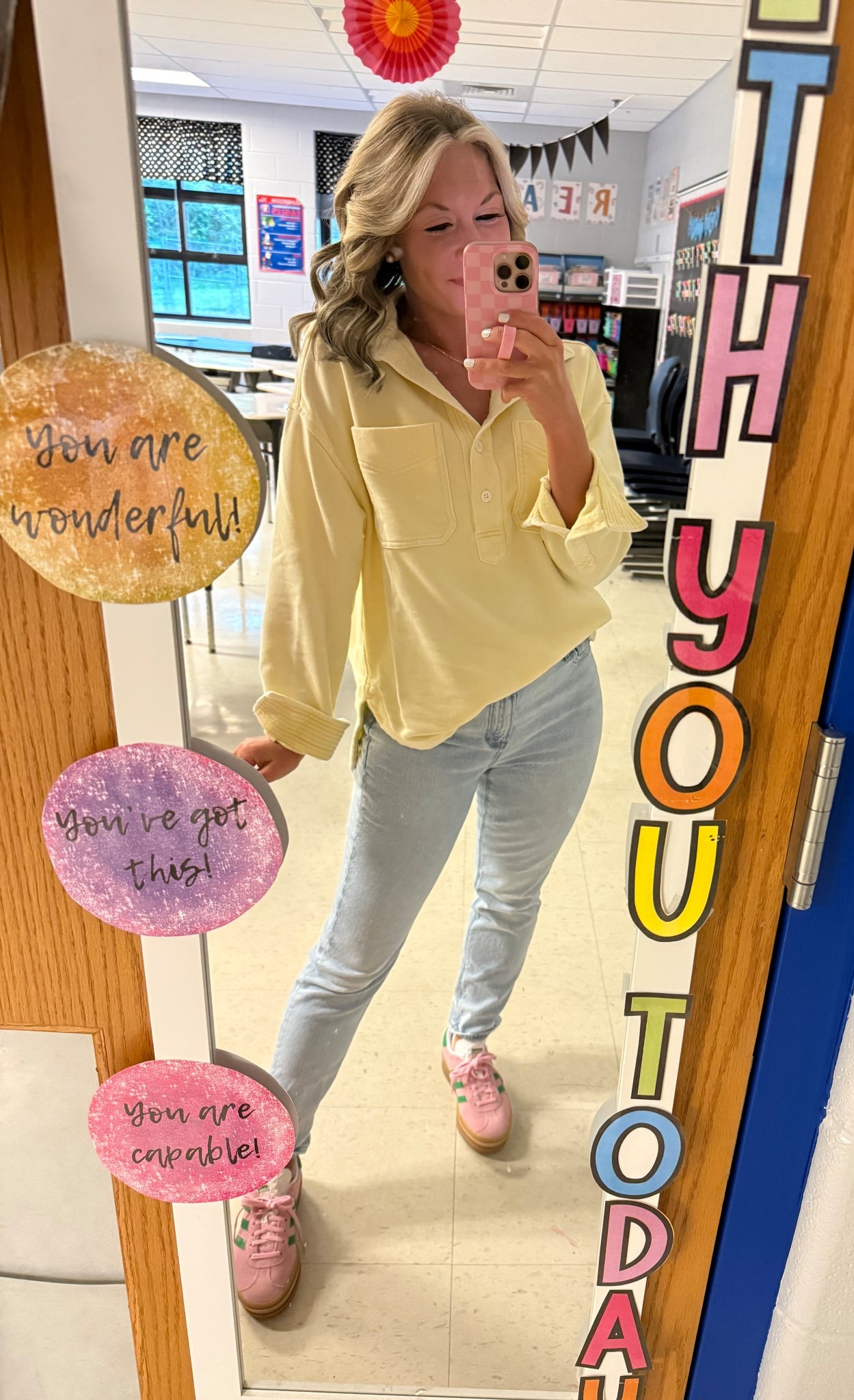 Casual teacher fit 💛

#LTKxAerie #LTKdayinmylife #LTKootd