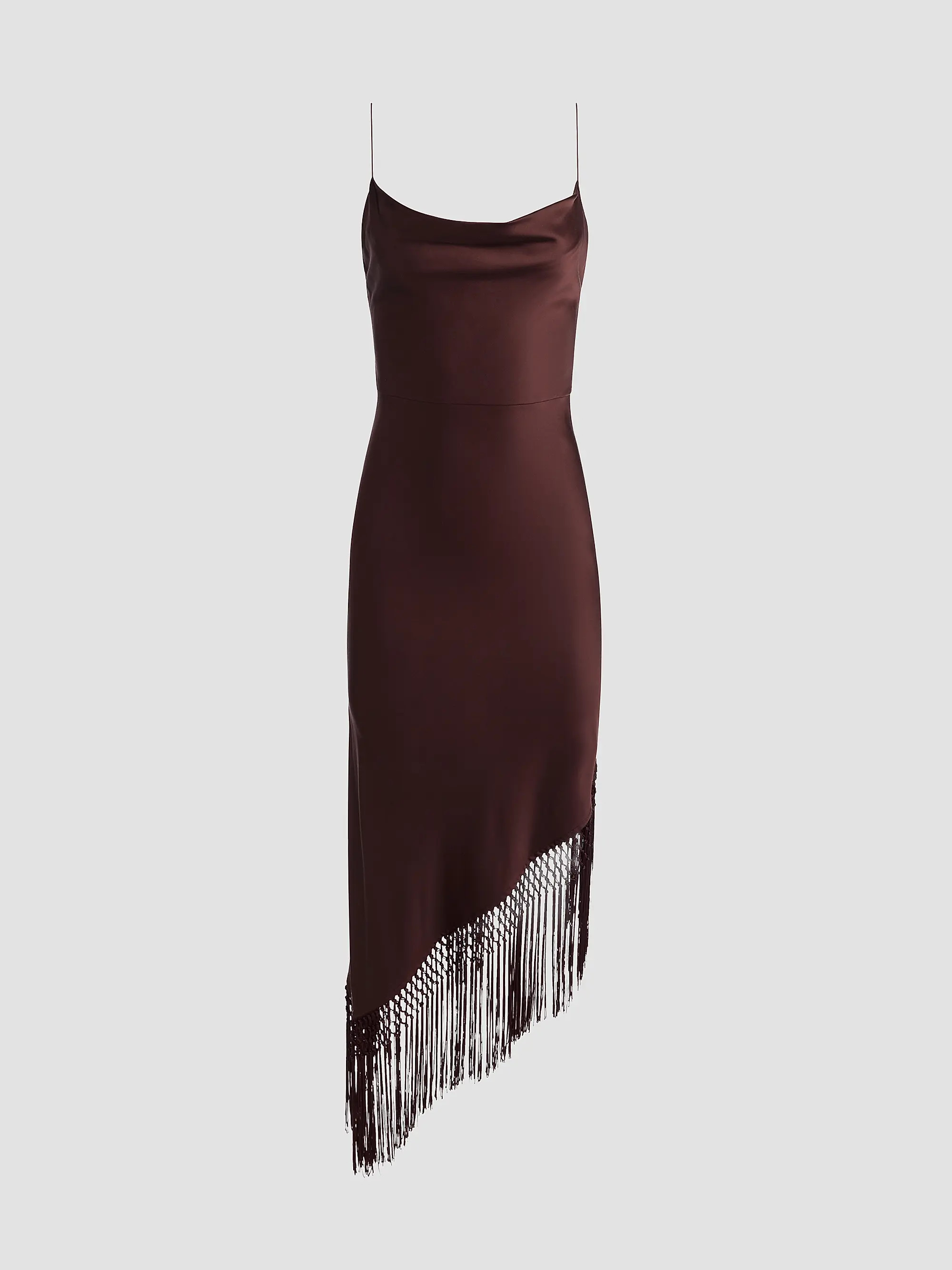 Harmony Drapey Slip Fringe Midi Dress | Saks Fifth Avenue