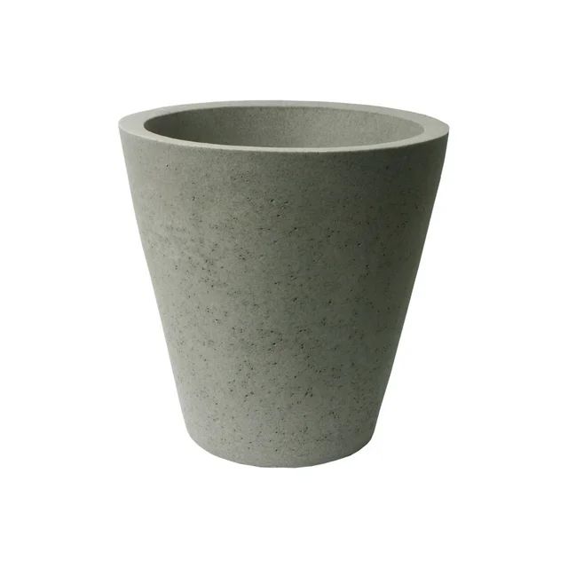 Algreen Crete Planer, Self-Watering Planter, 20.5-In. Height by 20-In., Concrete Texture, Taupest... | Walmart (US)