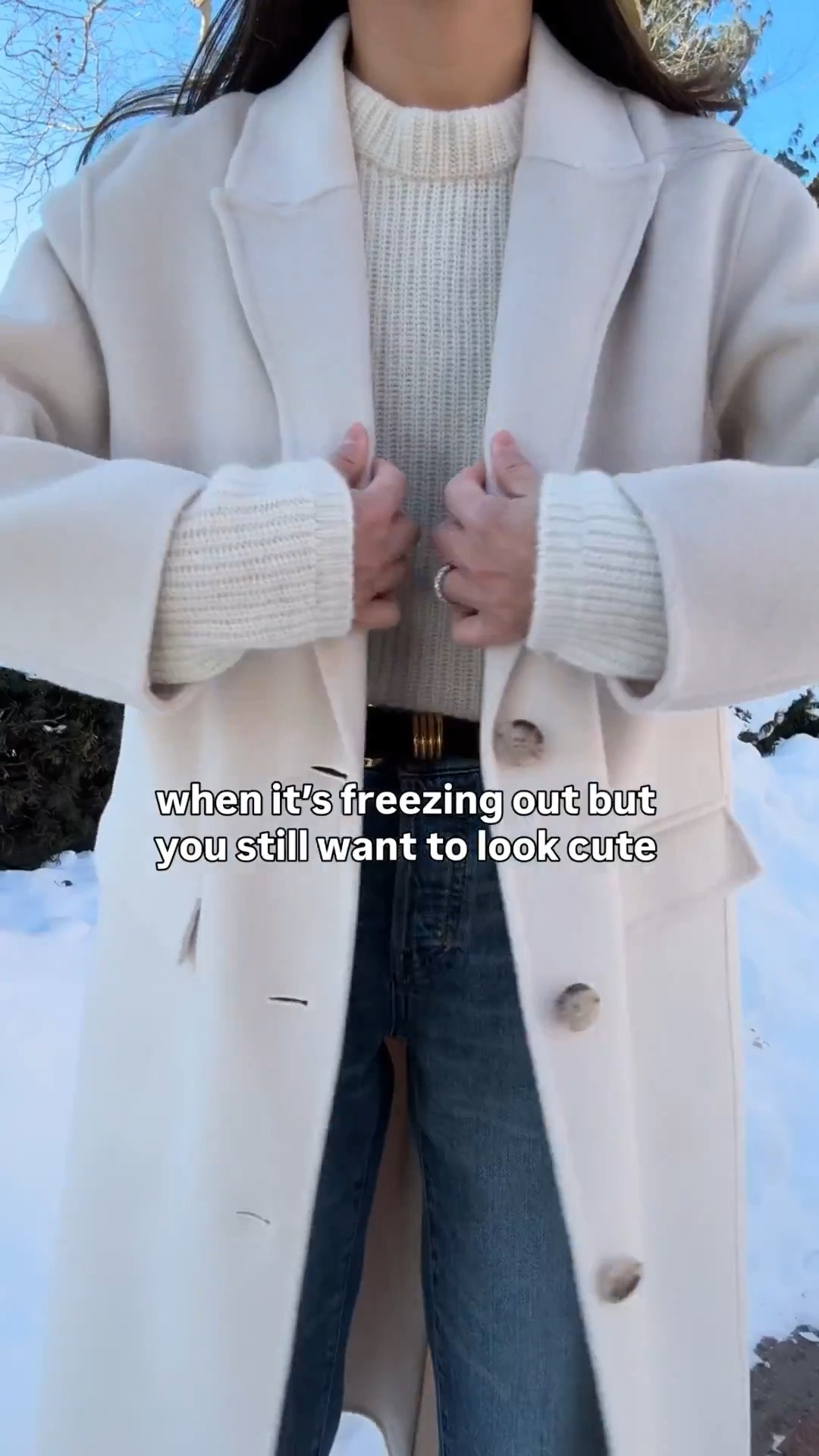 Cold weather layering

• merino base layer set sz kids 11-12 (I am usually xxs petite), I linked both adult and kids, sold as a set or separately 

• Quince Fisherman Crewneck Sweater xs. thicker rib knit, with a relaxed fit on me.

• Madewell pieced barrel jeans 24 hems cut, looser at waist on me, you could possibly size down. I uncuffed and cut the hems to make more versatile for me.

• Vince water resistant Chelsea boots size 5 has room on me for thicker socks

• jcrew double face wool coat from last year XXs petite fyi “double face” means not lined so it will NOT be as warm as a lined coat. Also linked aritzia which are beautiful but again on the thinner side 

• Madewell metal keeper belt xxs

• DeMellier bag 

• Amazon shearing booties 5.5 

• Madewell bag (second one)

• Celine sunglassess

• Amazon merino wool socks

#LTKootd #LTKPetite #LTKSeasonal