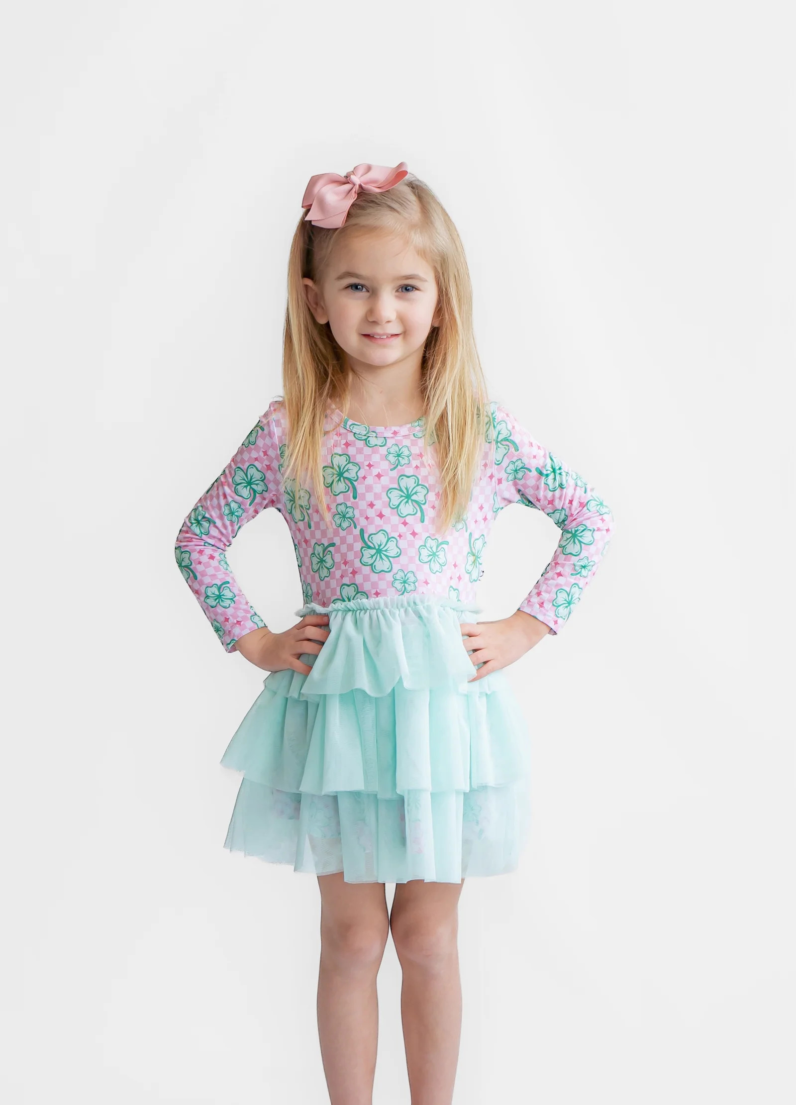 LITTLE MISS SHAMROCK DREAM TUTU DRESS | Dream Big Little Co.