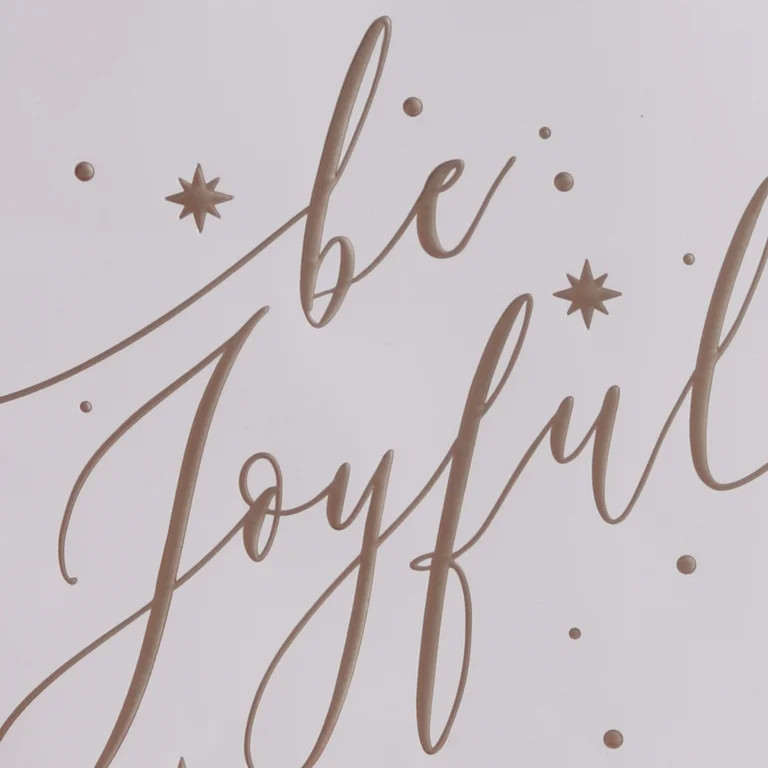 Medium Multicolor Be Joyful Christmas Paper Gift Bag, 7.5" x 4.5" x 9.87", by My Texas House | Walmart (US)