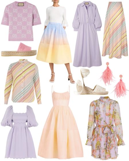 Sunset hues 🌅 Love these designer finds and spring dresses and spring outfits. Pastels get me every time! 💜

#LTKparties #LTKSeasonal #LTKGala
