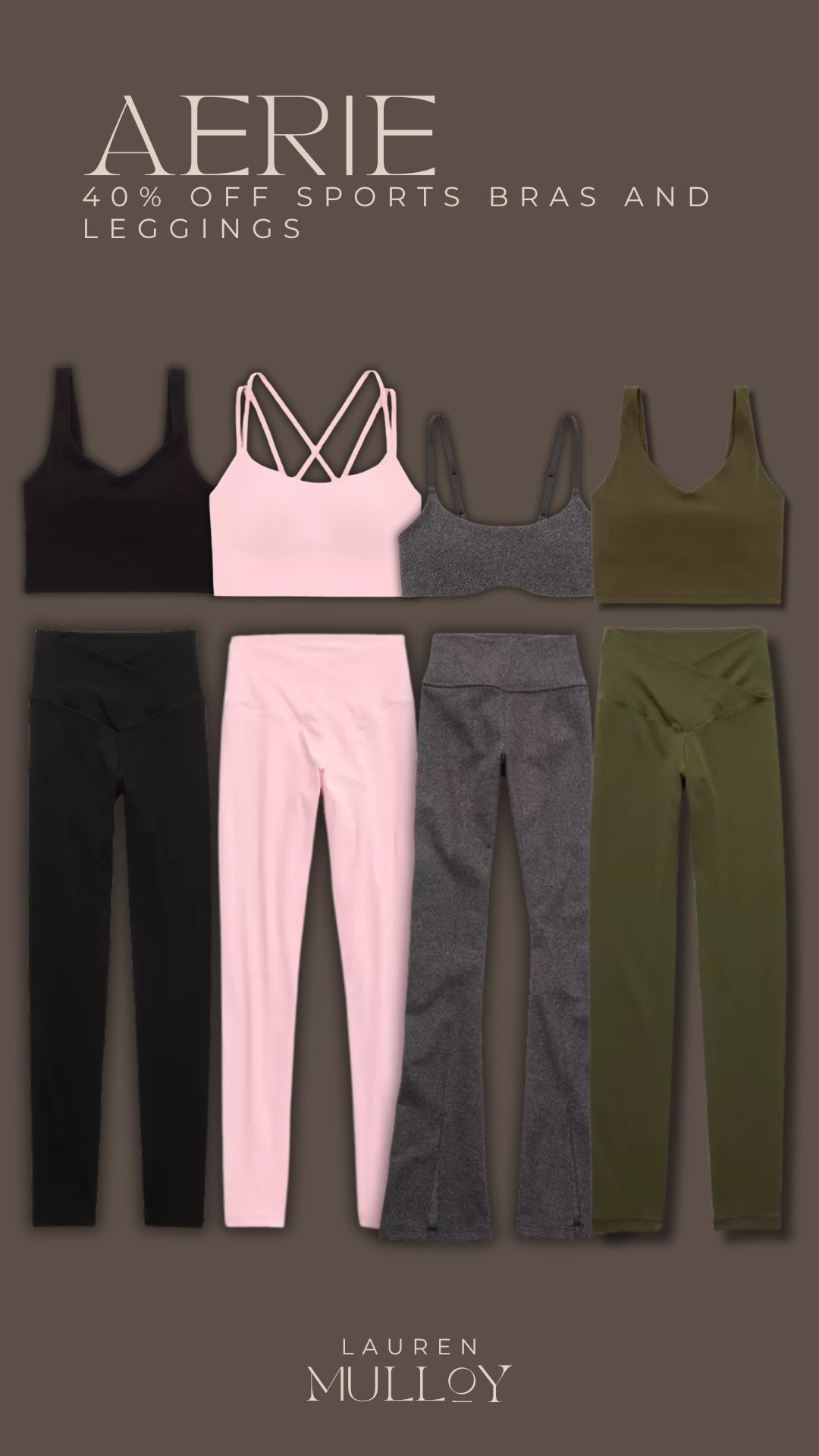 40% off sports bras and leggings from Aerie right now!!

sale alert, holiday gifts, christmas gifts, gifts for her, gifts for sister, gifts for teen, winter outfit, activewear, lauren mulloy 

 #LTKHoliday #LTKActive #LTKSaleAlert