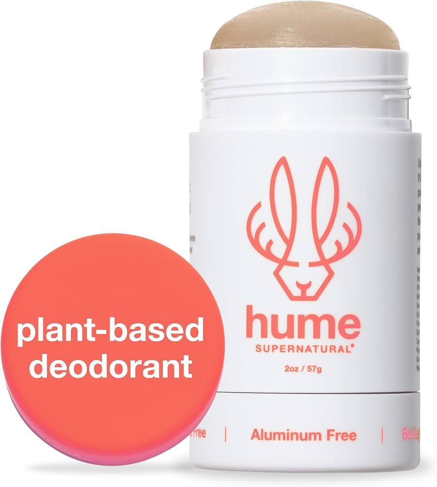 Hume Supernatural Aluminum Free Deodorant for Women & Men - Safe for Sensitive Skin - Probiotic, ... | Amazon (US)