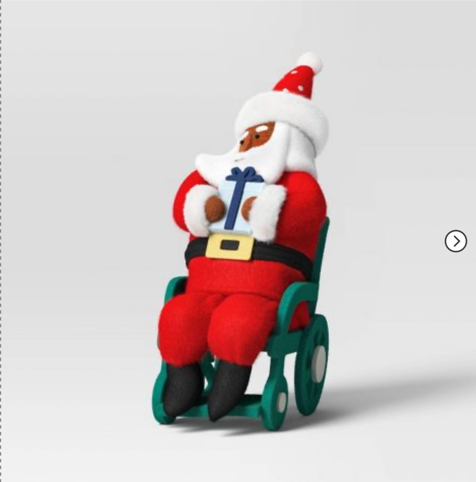 Santa in wheelchair 

#LTKSeasonal #LTKHolidaySale #LTKHoliday