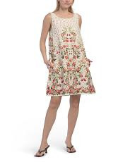 sleeveless short tank mini dress with pockets | TJ Maxx