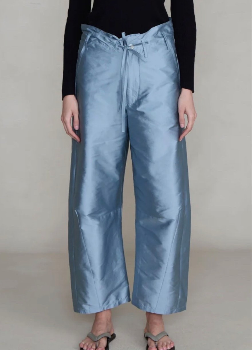 Taffeta Barrel Pants