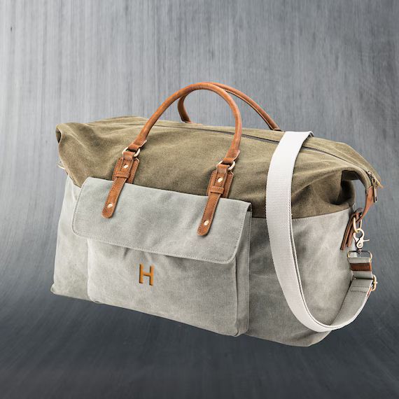 Weekender Bag – Canvas Travel Bag – Groomsman Gift –  Best Man Gift - Gifts for Him – Men... | Etsy (US)