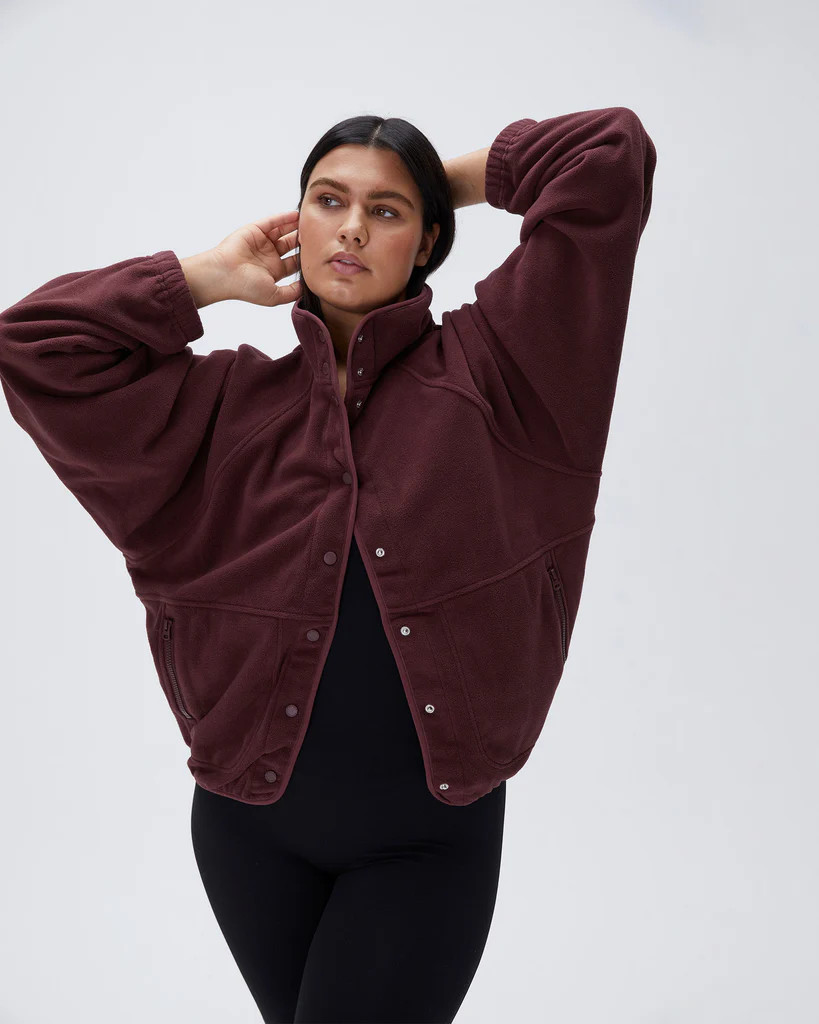 Polar Fleece- Burgundy | Adanola UK