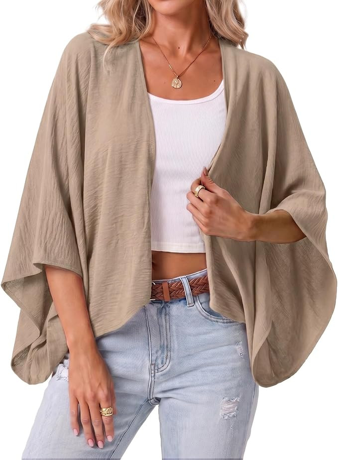 GRECERELLE Women's Summer Lightweight Cropped Cardigan | Amazon (US)