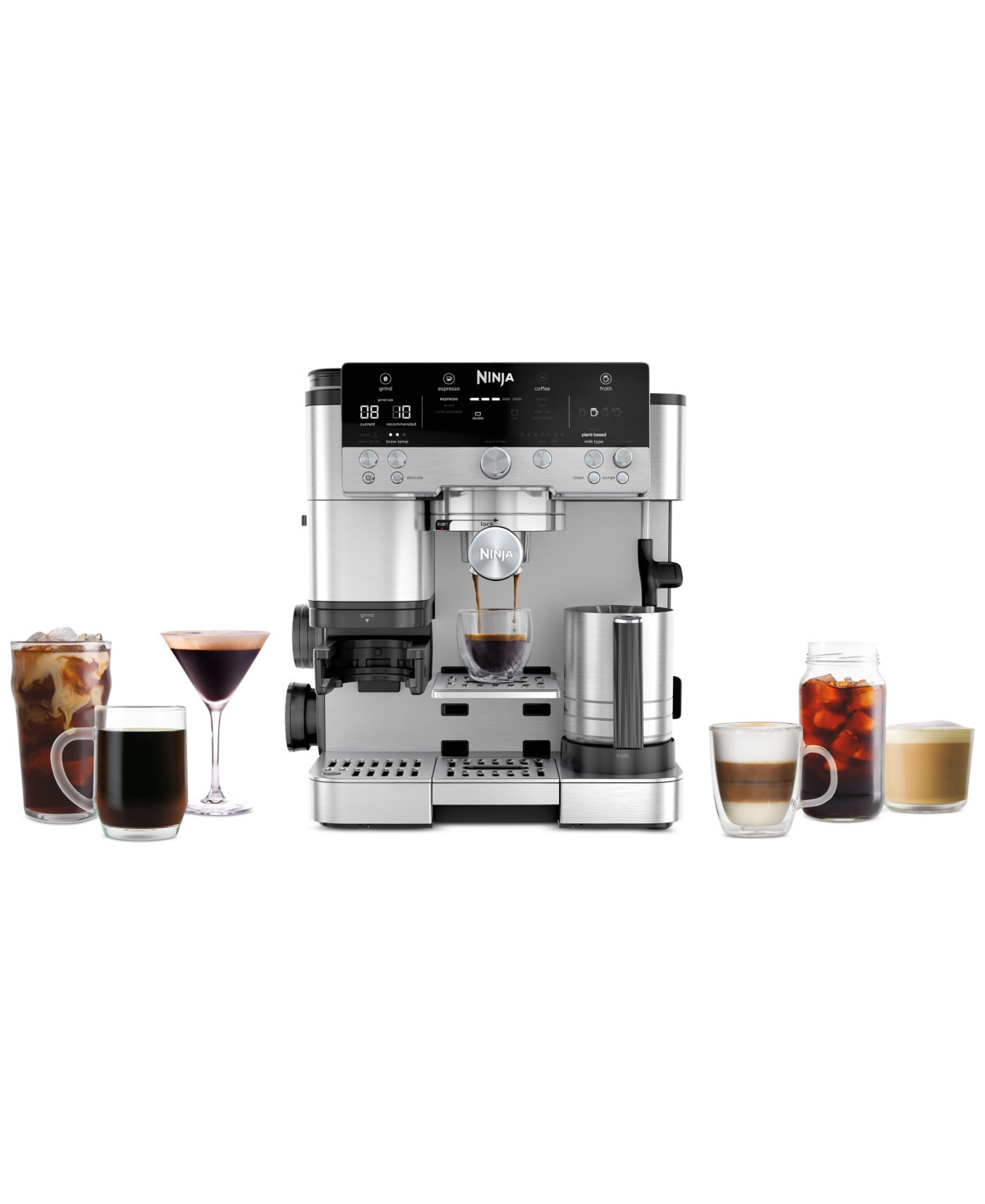 Ninja Luxe Cafe Premier Series 3-in-1 Espresso, Coffee and Cold Brew Machine, ES601 | Macy's