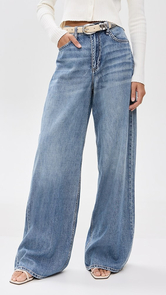 rag & bone Featherweight Sofie High Rise Wide Jeans | Shopbop | Shopbop