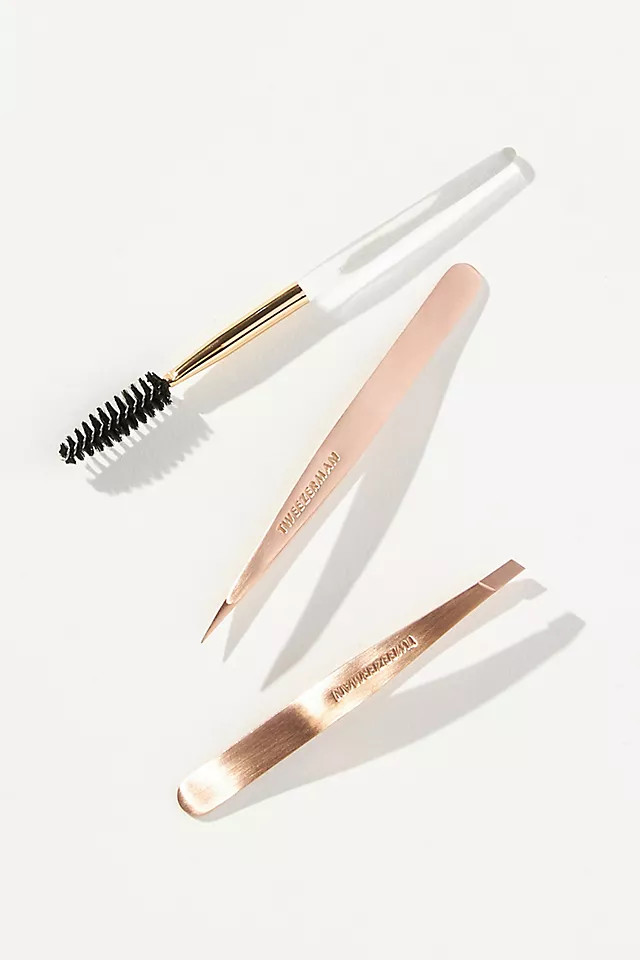 Tweezerman Rose Gold Petite Tweezer Set | Anthropologie (US)