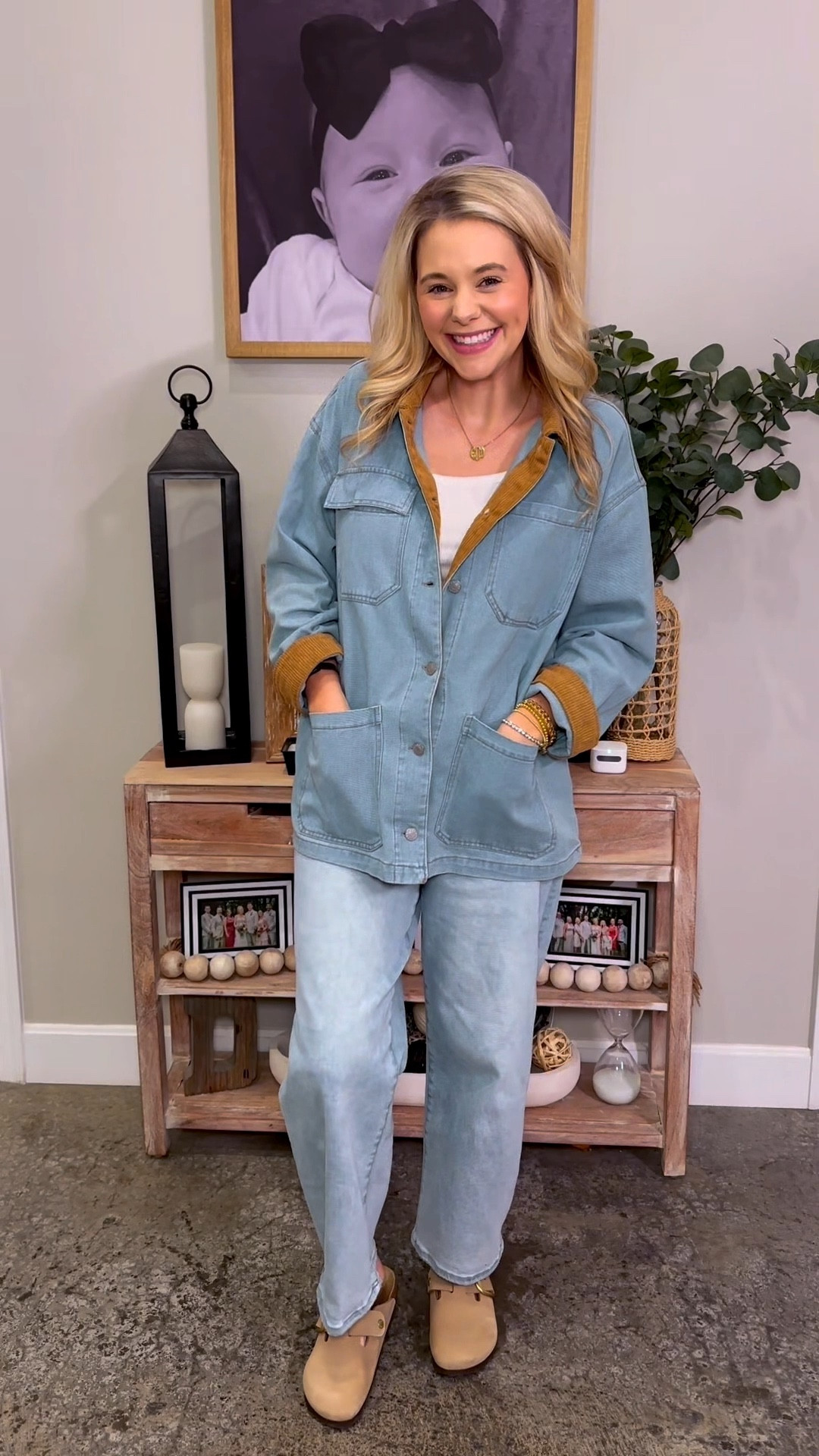 Love a denim on denim fit 🩵

#LTKootd #LTKSaleAlert #LTKmomlife