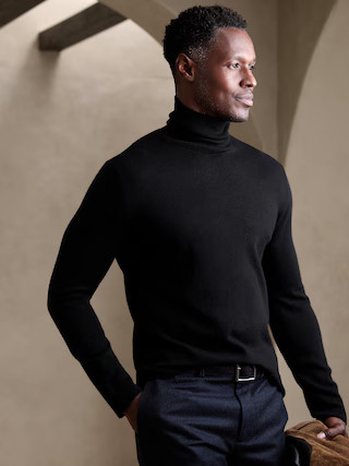 Moda Merino Turtleneck Sweater | Banana Republic (US)
