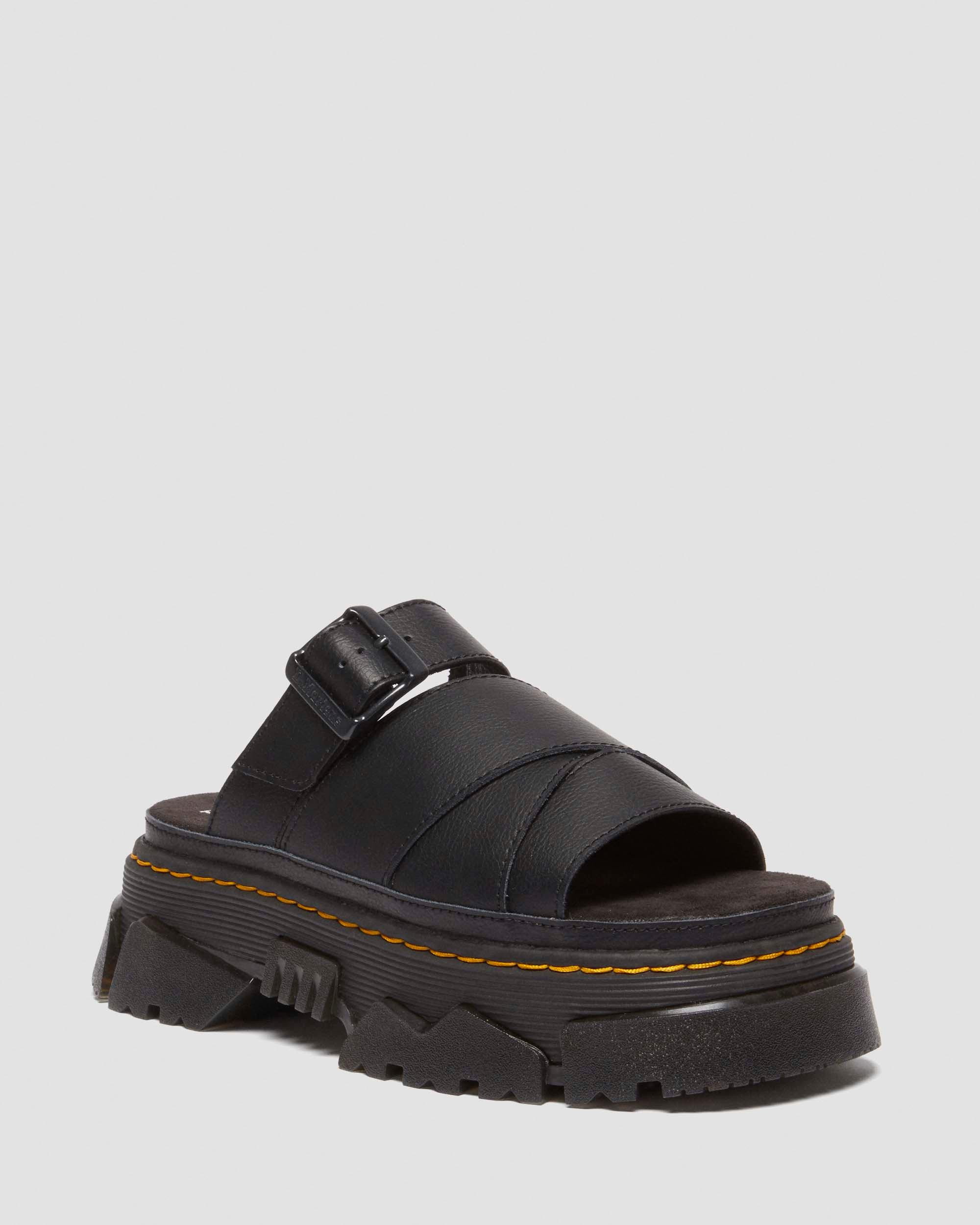 Mattison Slide sandals in Black | Dr. Martens | Dr. Martens