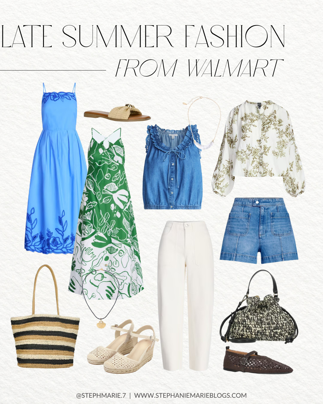 Late summer finds from Walmart ☀️ Sharing some cute, affordable pieces to wear now and into early fall! Think easy dresses, lightweight tops, denim, and accessories that make getting dressed simple. So many good finds at even better price points!  

 #LTKootd