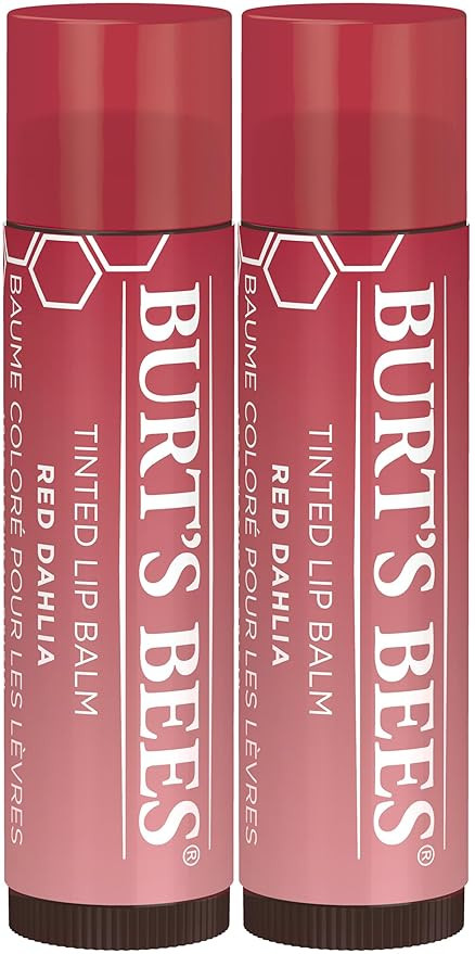 Burt's Bees Lip Tint Balm with Long Lasting 2 in 1 Duo Tinted Balm Formula, Color Infused with De... | Amazon (US)