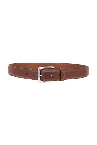 Polo Ralph Lauren Leather Suffield Belt in Tan - Brown. Size 36 (also in 40). | FWRD 