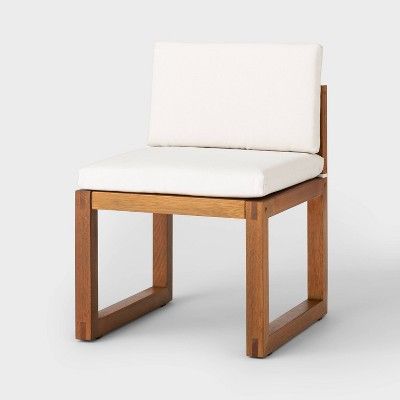 Kaufmann 2pk Wood Patio Dining Chair - Natural - Project 62™ | Target