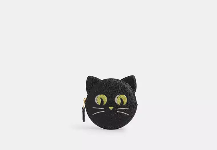 Coin Case With Halloween Cat | Coach Outlet US