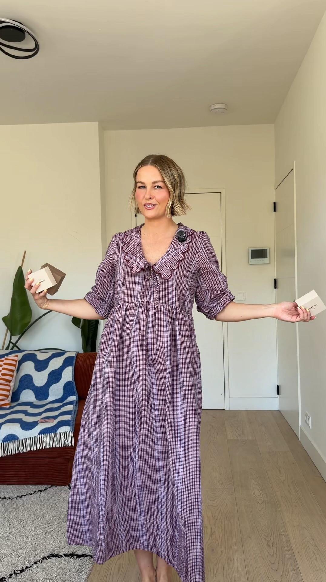 Oliver Bonas dress and wearing a size 10 x