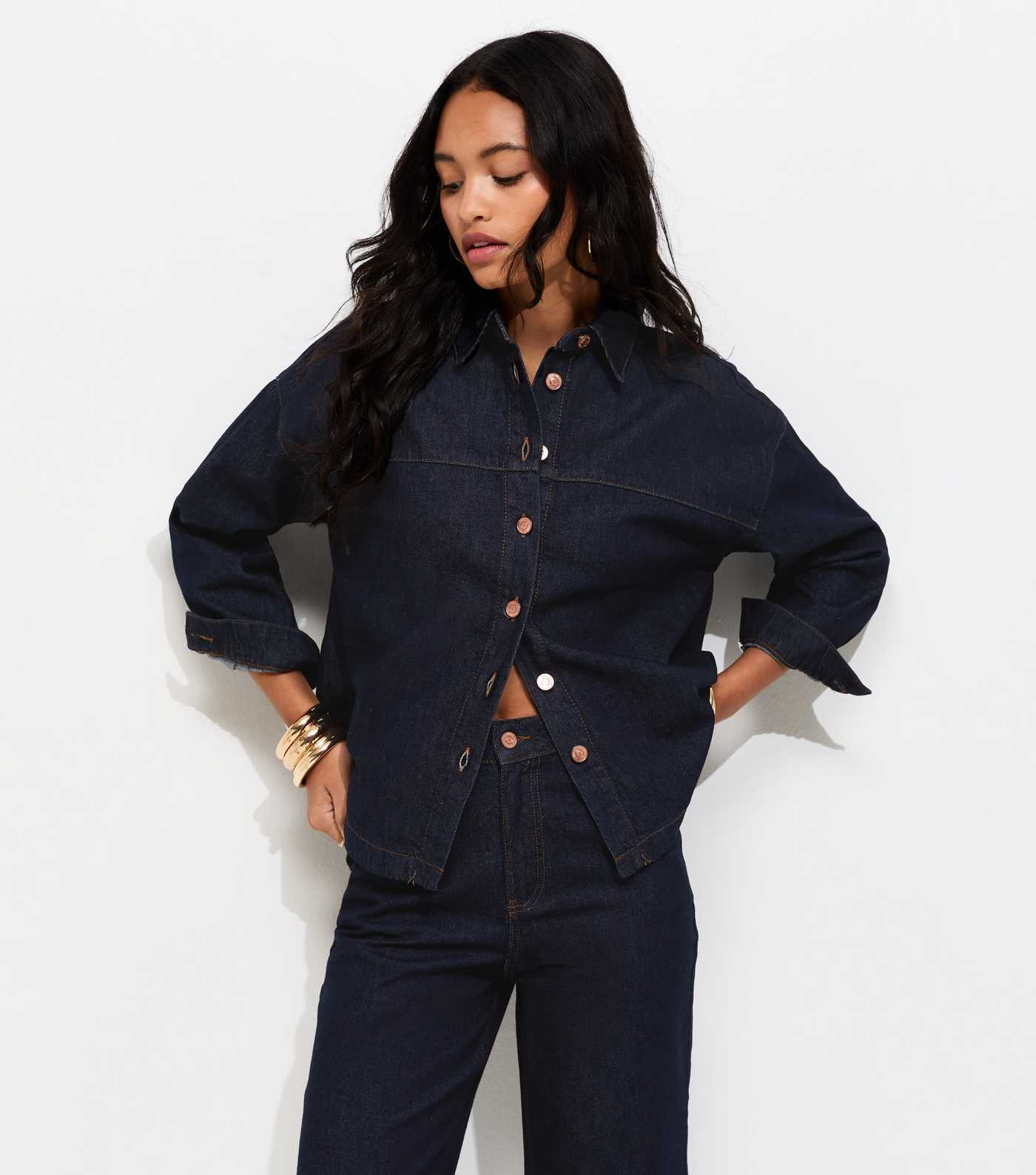 Blue Long Sleeve Denim Shirt | New Look | New Look (UK)