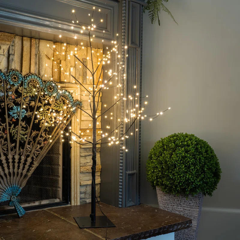 Black Fairy Light Tree LED Lighted Trees & Branches | Wayfair North America