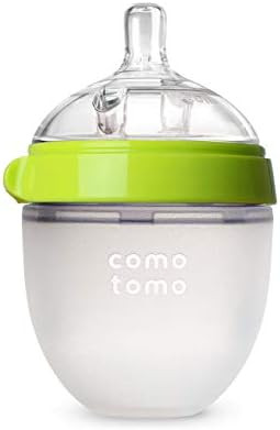 Amazon.com : Comotomo Natural Feel Baby Bottle, Green, 5 Ounce : Baby | Amazon (US)