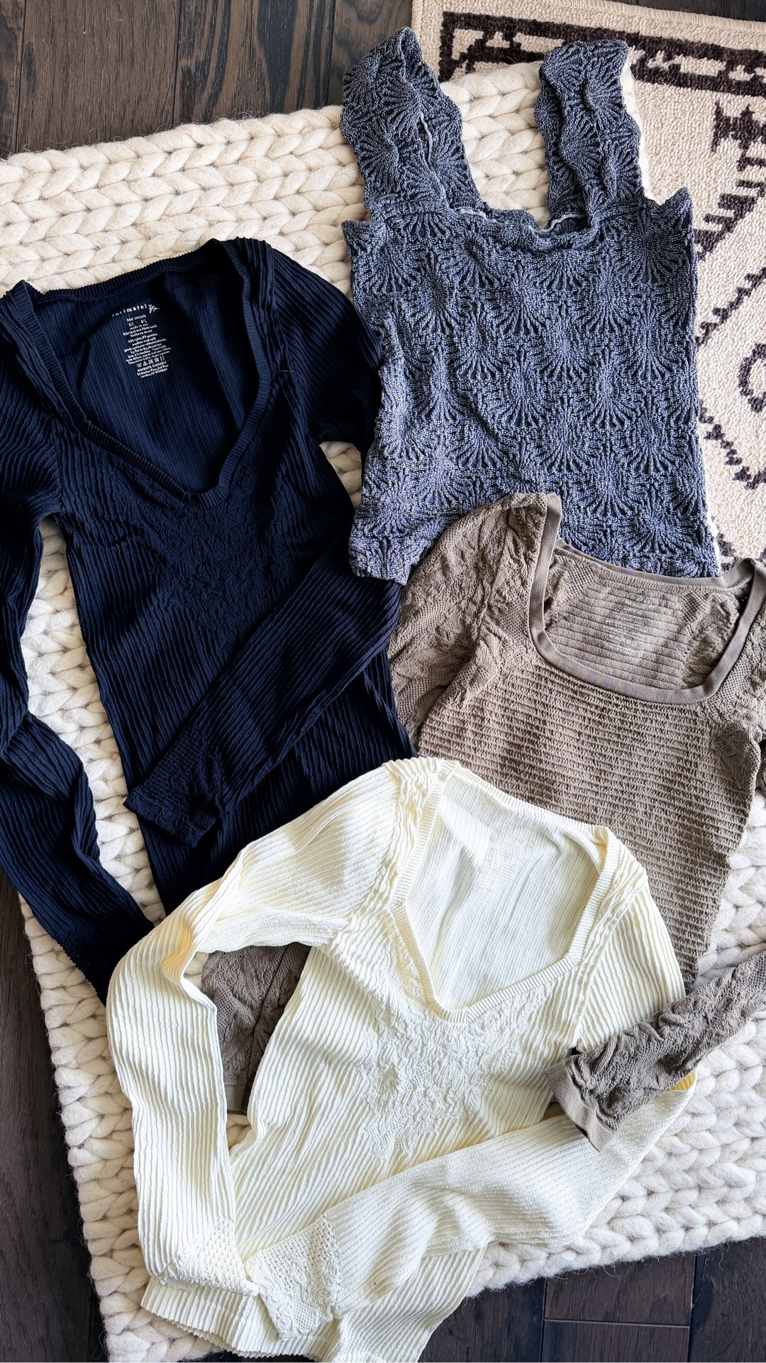 Free People just does it differently. I got the Love Letter Cami, So Many Likes Long Sleeve, & the Dynamic Duo Long Sleeve in two colors & I cannot pick a favorite. The textured details & lace trim make these feel so much more elevated than a basic layer. I’ve been wearing them under overalls, with jeans, with sweats, you name it. They’re the kind of tops you reach for every single day. I sized up to M/L based on reviews & wanting more length overalls, for reference. Linked in my LTK!

free people tops - free people haul - layering tops - textured tops - love letter cami - so many likes top - dynamic duo top - free people style - casual chic - lounge style - mom style - everyday outfit - outfit inspo - spring layers - cozy casual - free people new arrivals - spring fashion 2025 - affordable style - elevated basics - lace trim top - ribbed top - cami outfit - long sleeve top - free people lace - what to wear with overalls - overalls outfit ideas - sweats outfit - lounge to street - mom fashion - stay at home mom style - womens fashion - style over 30 - style over 40 - spring wardrobe - capsule wardrobe - neutral outfit - earthy tones - cozy spring outfit - casual mom outfit - effortless style - simple outfit ideas - shop my look - new arrivals - spring haul - fashion haul - try on haul

#LTKFestival #LTKU #LTKActive