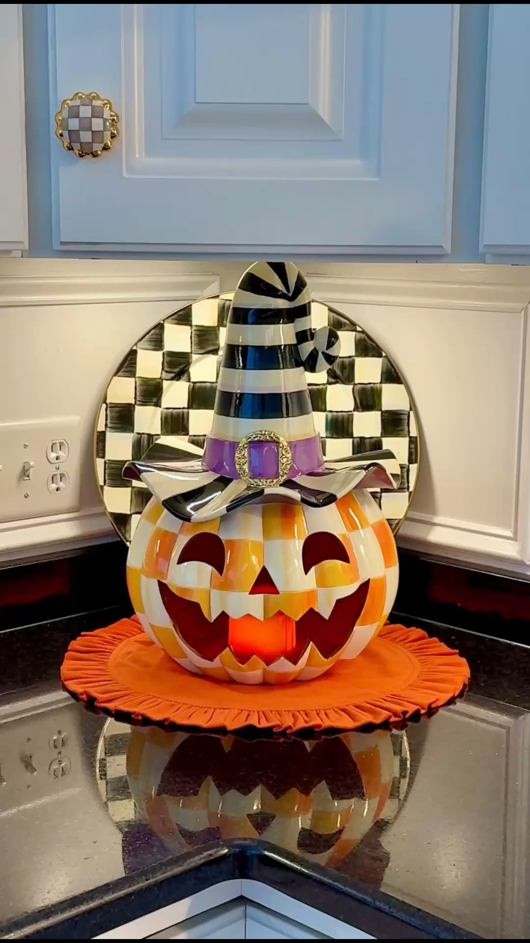 “Obsessed” doesn’t even begin to describe how much I love @MacKenzie-Childs illuminating Halloween pieces! 🎃✨ Every year, I add a little more to my collection, and these whimsical pieces bring me so much joy. If you’ve been thinking about starting your own collection, this is your sign. You’re going to love them!🎃