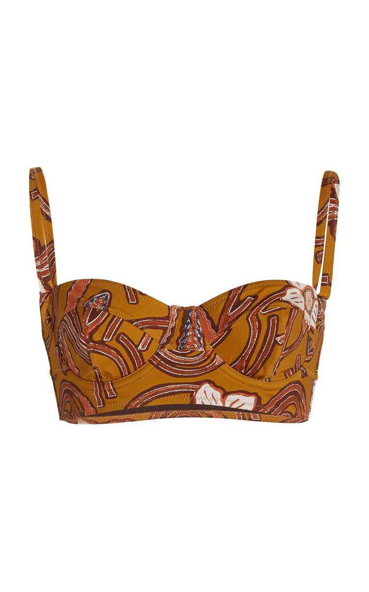 Zahara Printed Balconette Bikini Top | Moda Operandi (Global)