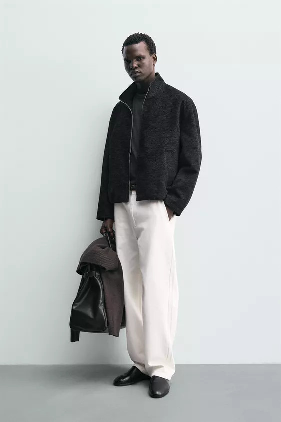 GEOMETRIC JACQUARD JACKET | Zara UK