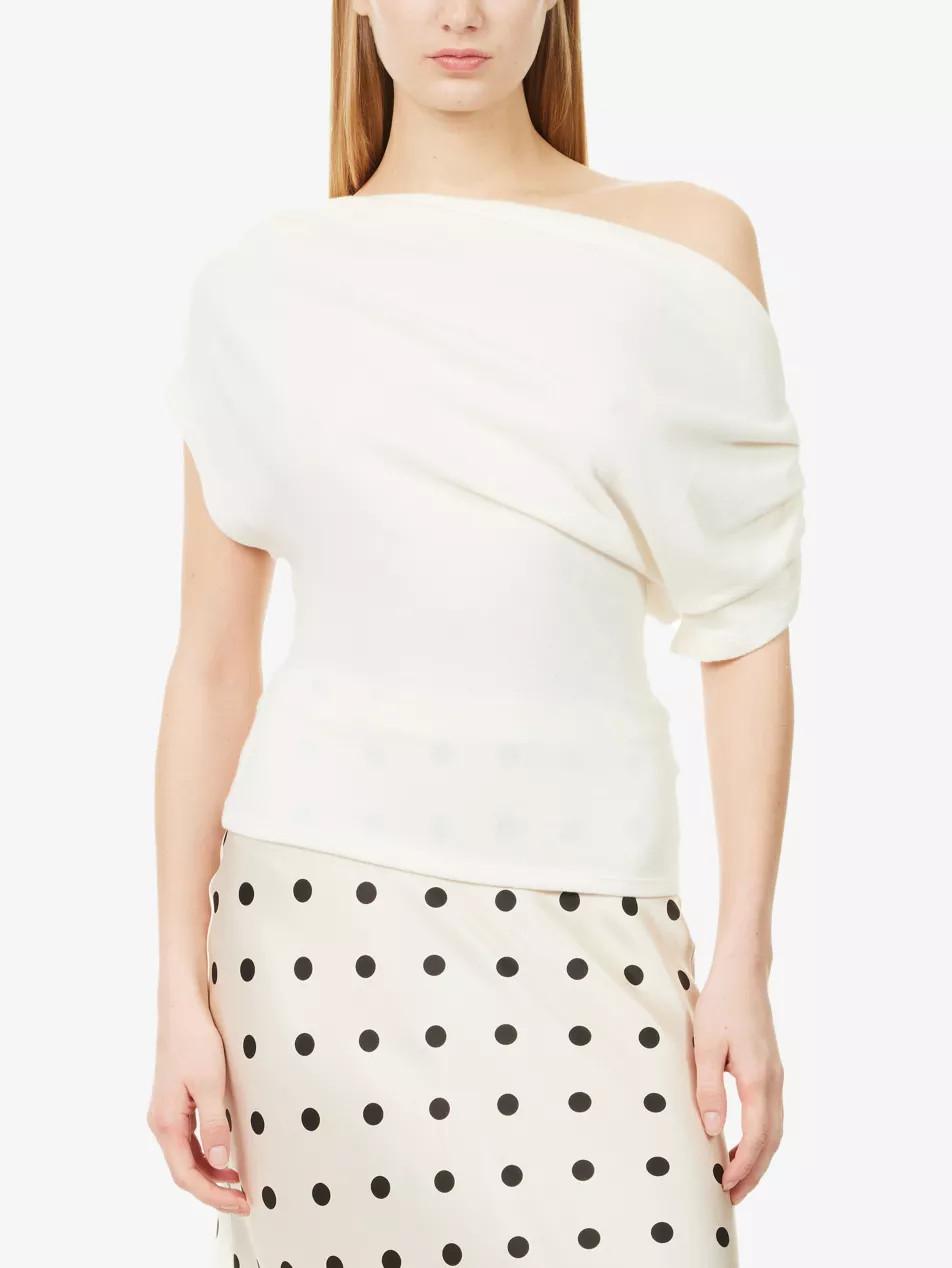 Iris Off-Shoulder Knitted Top | Selfridges