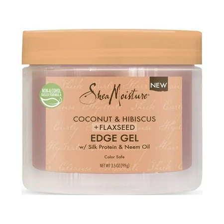 SheaMoisture Coconut & Hibiscus Flaxseed Edge Control Gel 3.5 OZ | Walmart (US)