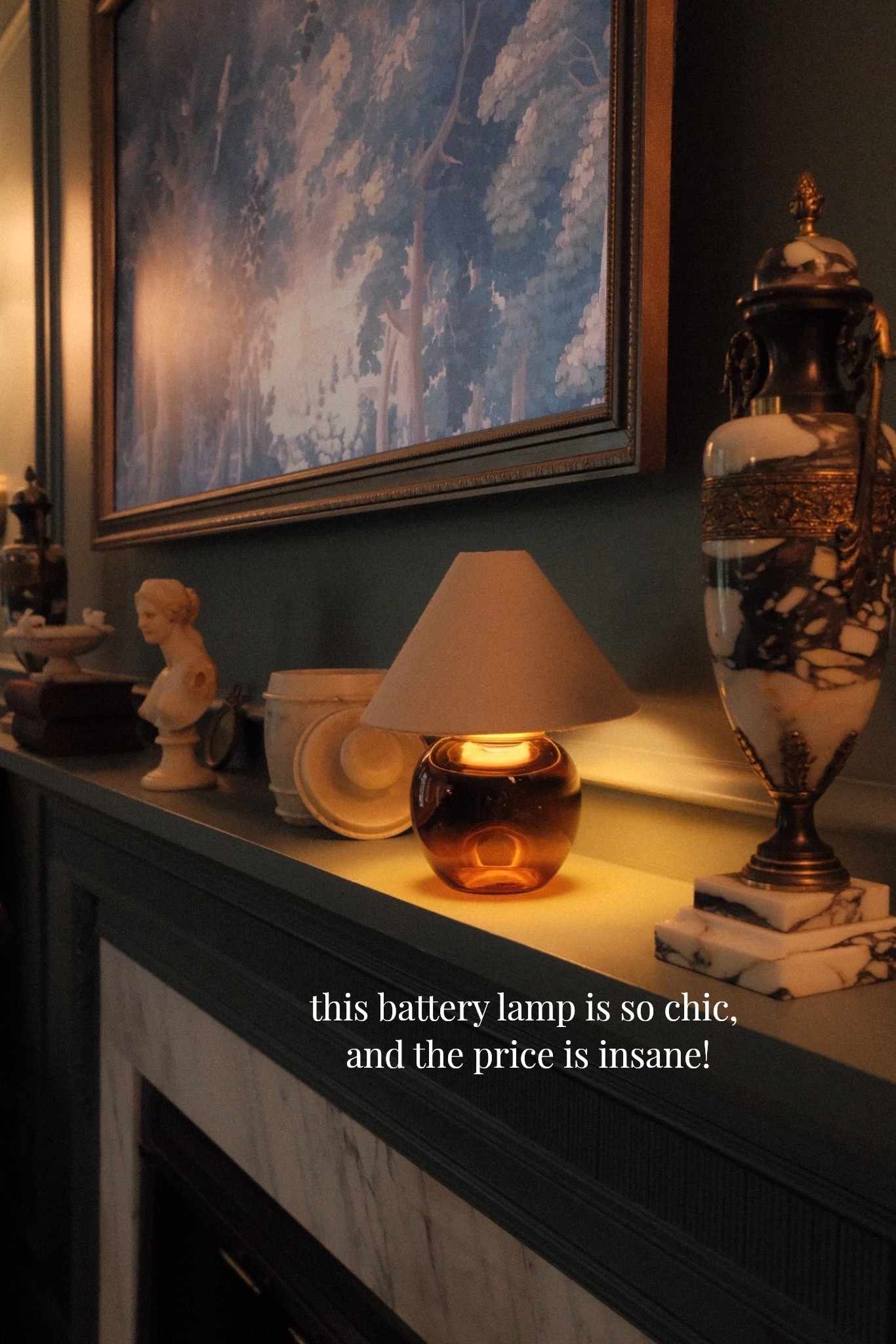 I found the most chic lamp from one of the most unexpected places!  This @Walmart amber glass battery lamp is STUNNING and under $18!  #walmart #walmartfinds #lamp #homedecor #falldecor

#LTKSeasonal #LTKHome