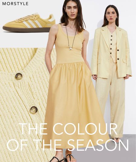 The colour of the season 🧈🧈

Buttery lemon, lemon dress, lemon gazelles, lemon blazer 

#LTKSeasonal #LTKstyletip #LTKeurope