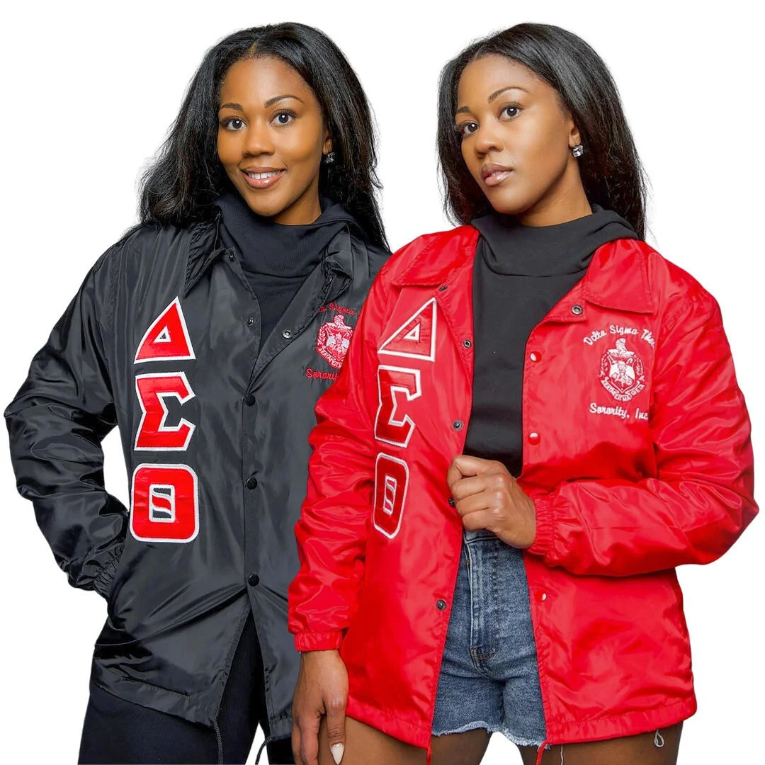 Delta Sigma Theta Greek Letter Ladies' Cut Jacket DST Paraphernalia - Etsy | Etsy (US)