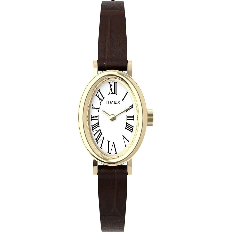 Timex Women's Cavatina Watch - TPearl Dial Gold-Tone Case | Amazon (US)
