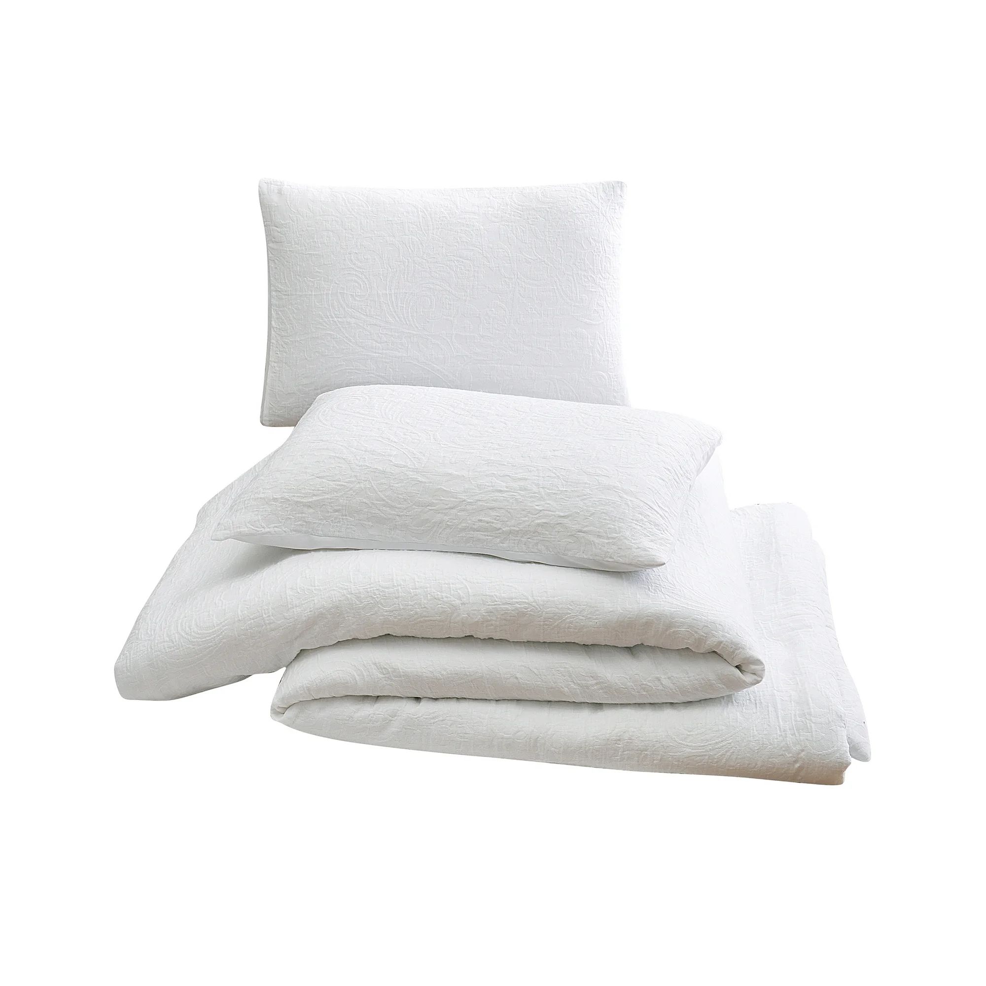 Better Homes & Gardens 3-Piece White Floral Comforter Set, Full/Queen | Walmart (US)