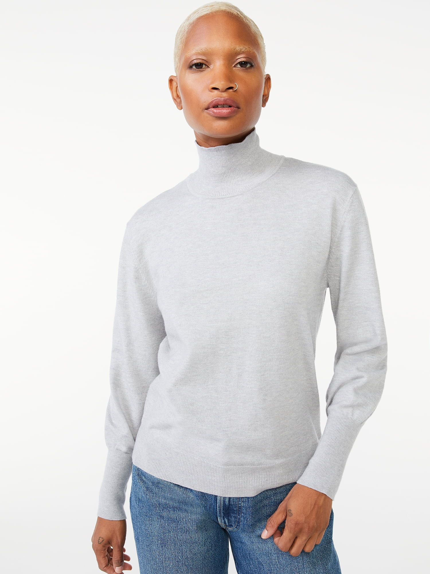 Free Assembly Women’s Ultra-Soft Turtleneck Sweater | Walmart (US)