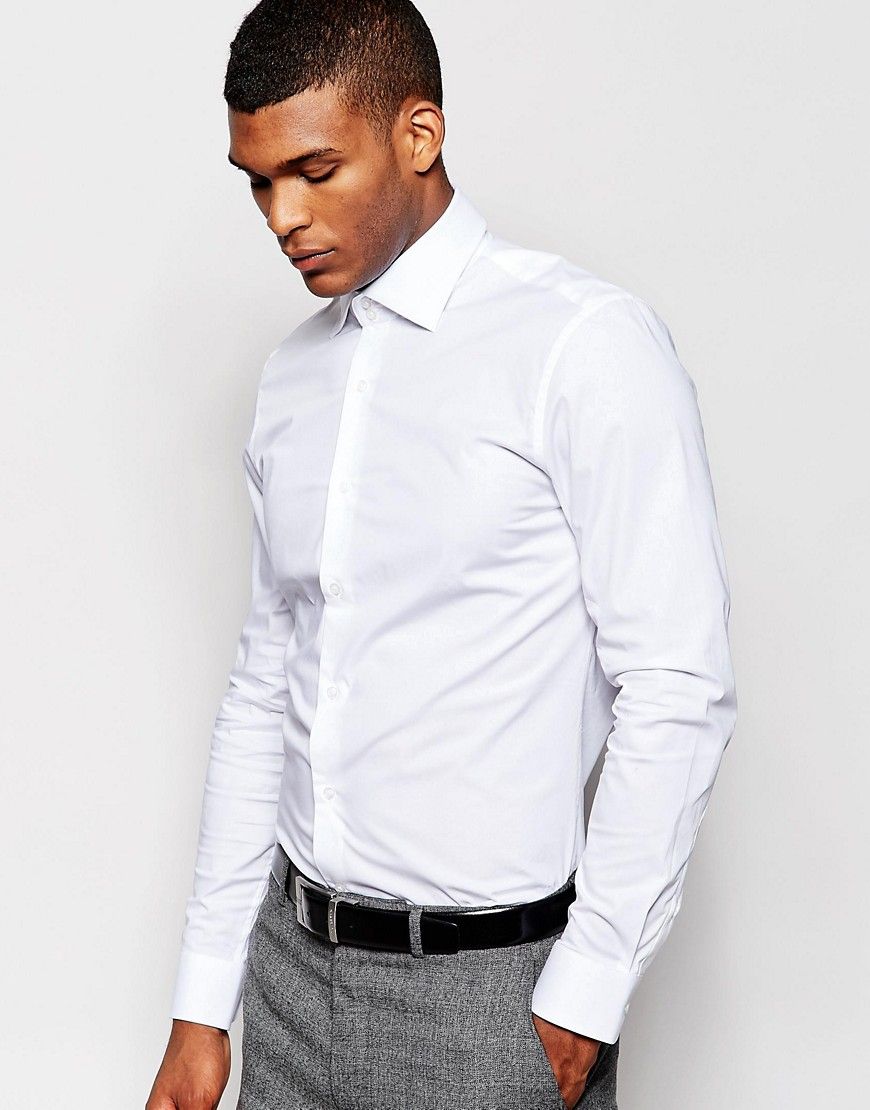 Reiss Formal Shirt With Stretch In Slim Fit | ASOS UK