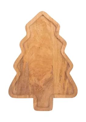 Home Essentials Large Tree Shaped Mango Wood Cheese Board | Belk