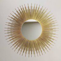 Extra Large 34"" Sunburst Mirror, Starburst Mirrors, Home Decor, Wall Art, Hanging | Etsy (US)