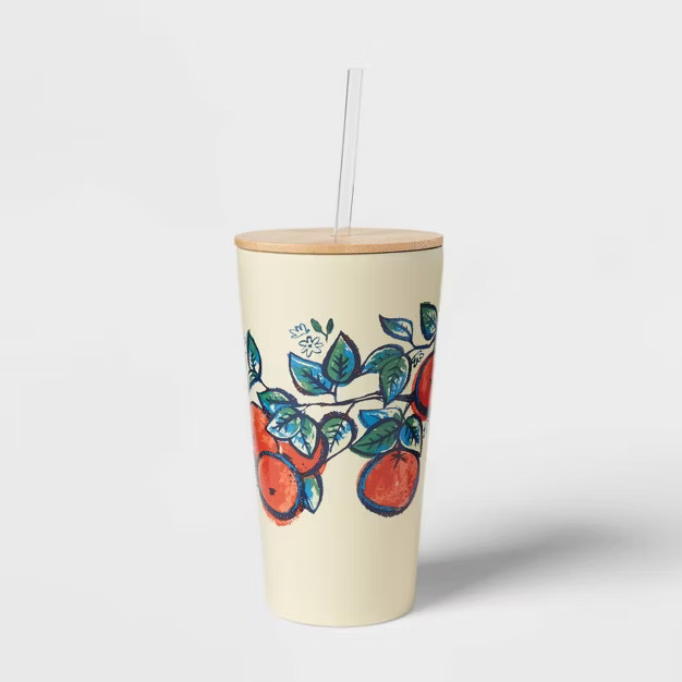 18.5oz Stainless Steel Tumbler with Bamboo Lid | Target