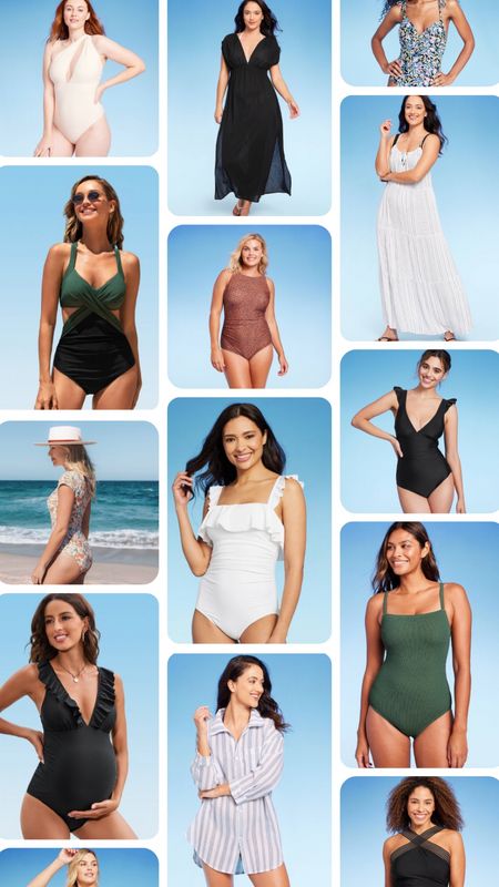 Find your perfect swimwear style with this collection of Target's women's swimsuits. From trendy cover ups to flattering one-pieces, we’ve selected a variety of sizes and designs to suit every body type. Dive in and discover your new favorite swimsuit!

#LTKunder50 #LTKtravel #LTKswim