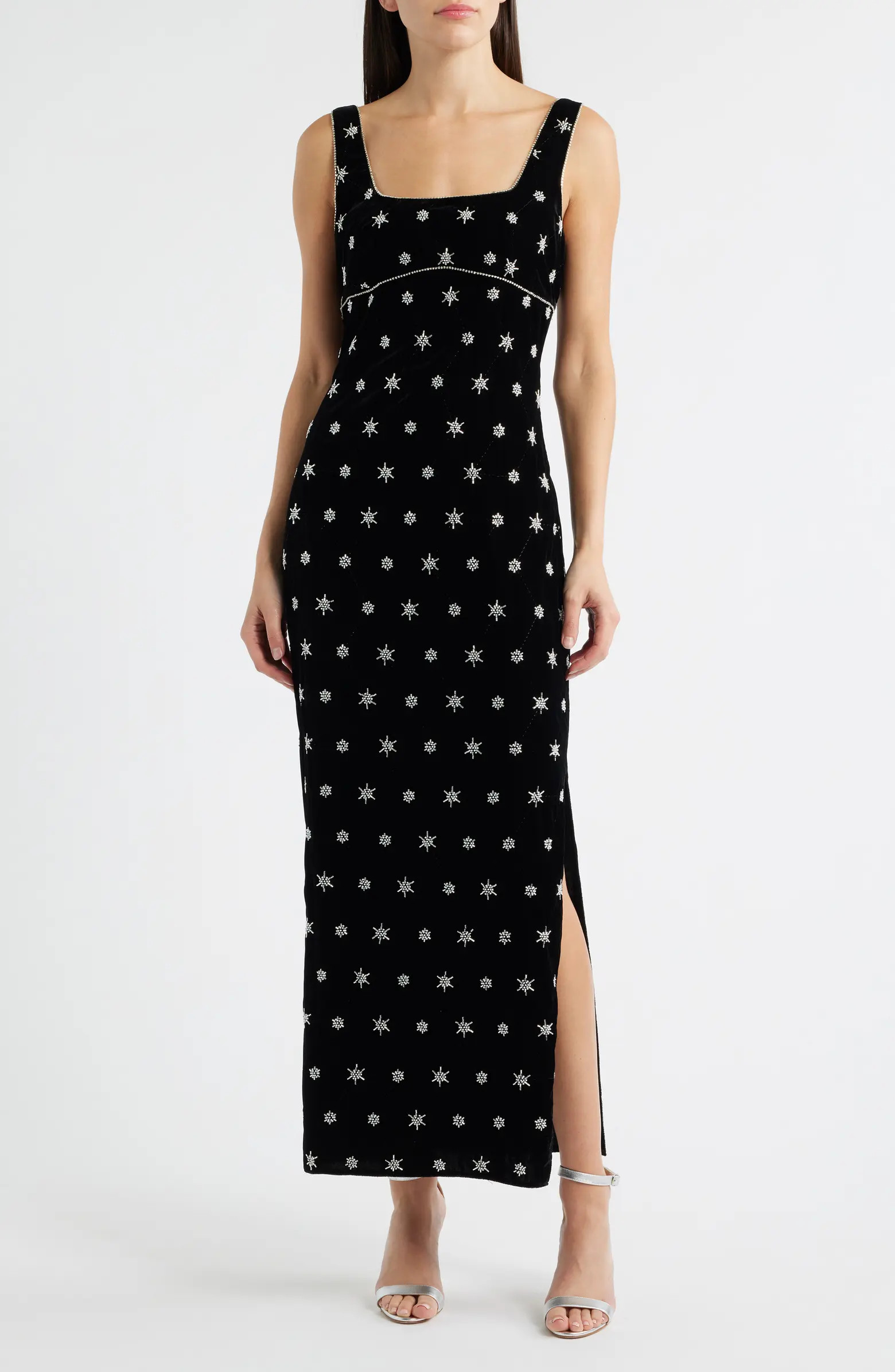 Emrys Beaded Sleeveless Maxi Dress | Nordstrom